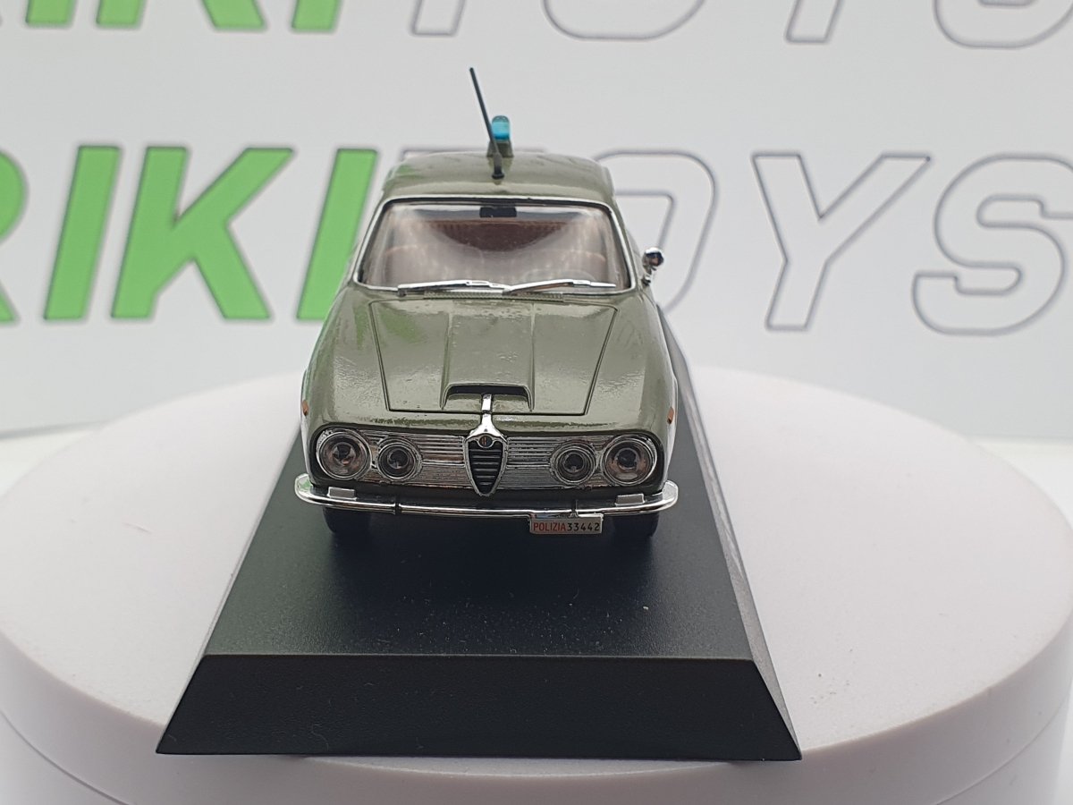 Alfa Romeo 2600 Sprint Polizia Edicola 1/43 Verde - RikiToys - Edicola#