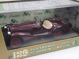Alfa Romeo 2900 B 8C Brumm 1/43 Amaranto 1938 - RikiToys - Brumm