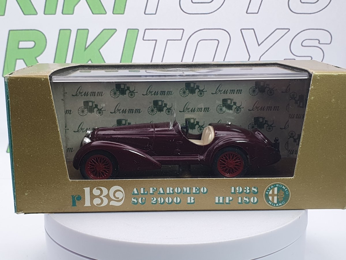 Alfa Romeo 2900 B 8C Brumm 1/43 Amaranto 1938 - RikiToys - Brumm