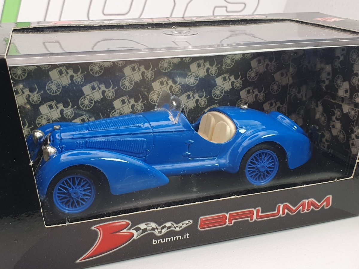 Alfa Romeo 2900 B 8C Brumm 1/43 Azzurro 1938 - RikiToys - Brumm