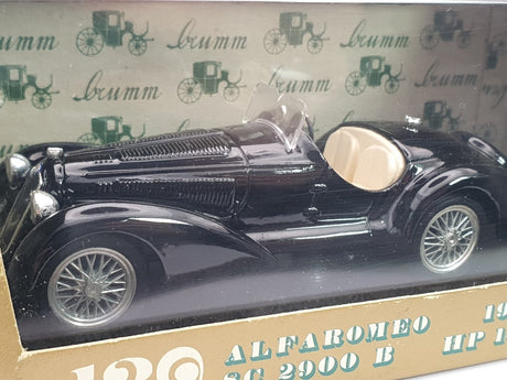 Alfa Romeo 2900 B 8C Brumm 1/43 Nero 1938 - RikiToys - Brumm