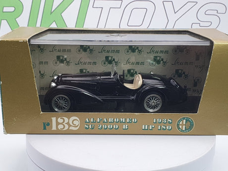 Alfa Romeo 2900 B 8C Brumm 1/43 Nero 1938 - RikiToys - Brumm