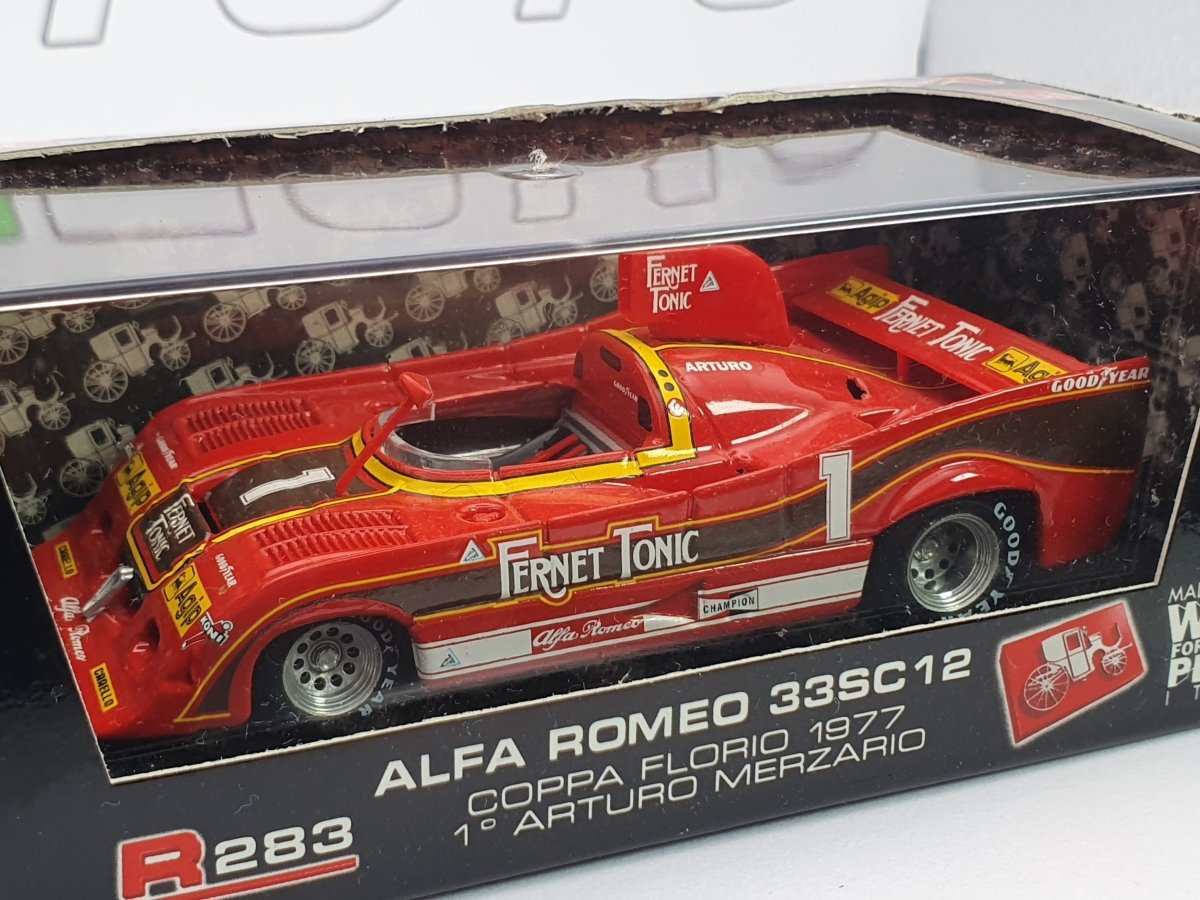 Alfa Romeo 33 SC 12 Brumm 1/43 Rosso 1977 - RikiToys - Brumm