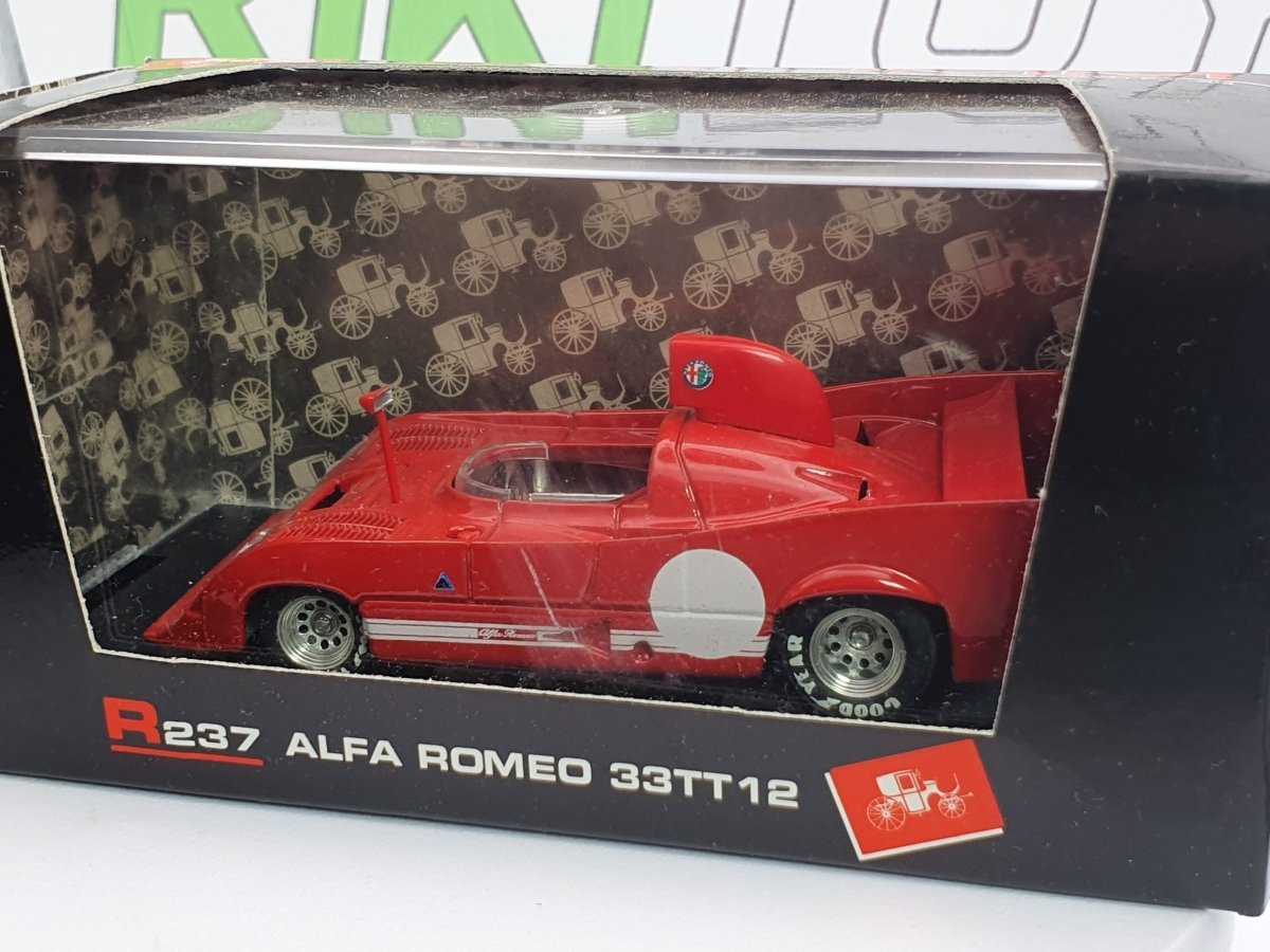 Alfa Romeo 33 TT 12 Brumm 1/43 Rosso 1974 - RikiToys - Brumm