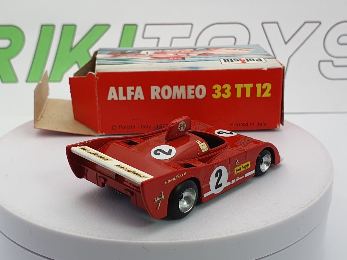 Alfa Romeo 33 TT 12 Polistil 1/60 Rosso 1977 - RikiToys - Polistil