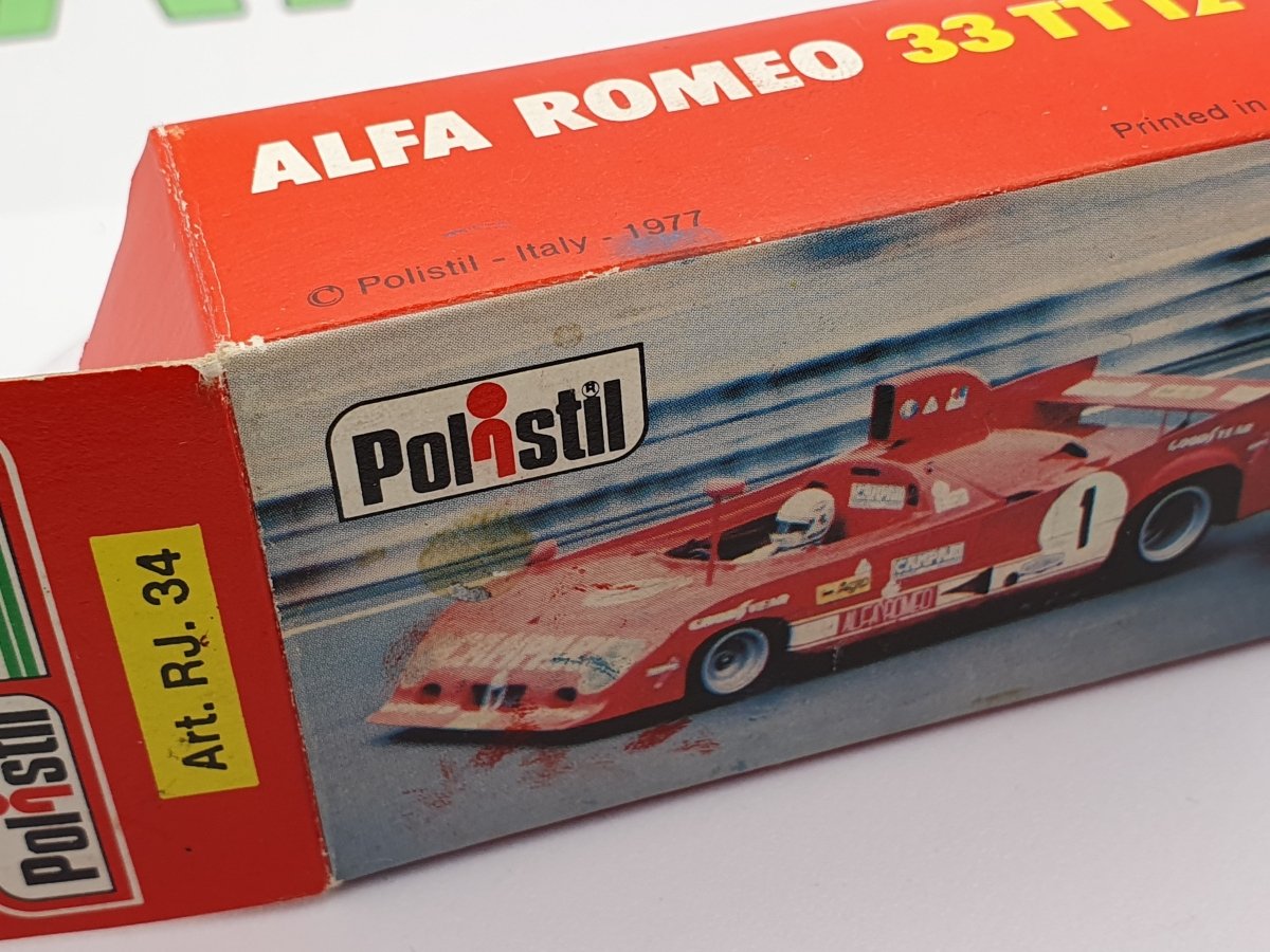 Alfa Romeo 33 TT 12 Polistil 1/60 Rosso 1977 - RikiToys - Polistil