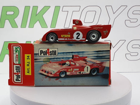 Alfa Romeo 33 TT 12 Polistil 1/60 Rosso 1977 - RikiToys - Polistil