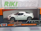 Alfa Romeo 4C Coupé Motor Max 1/24 Bianco - RikiToys - Motor Max#