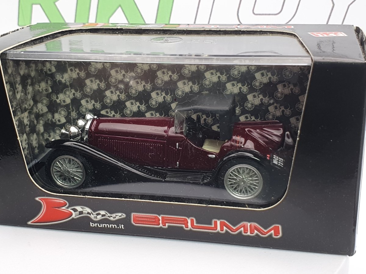 Alfa Romeo 6C 2300 Brumm 1/43 Amaranto 1931 - RikiToys - Brumm