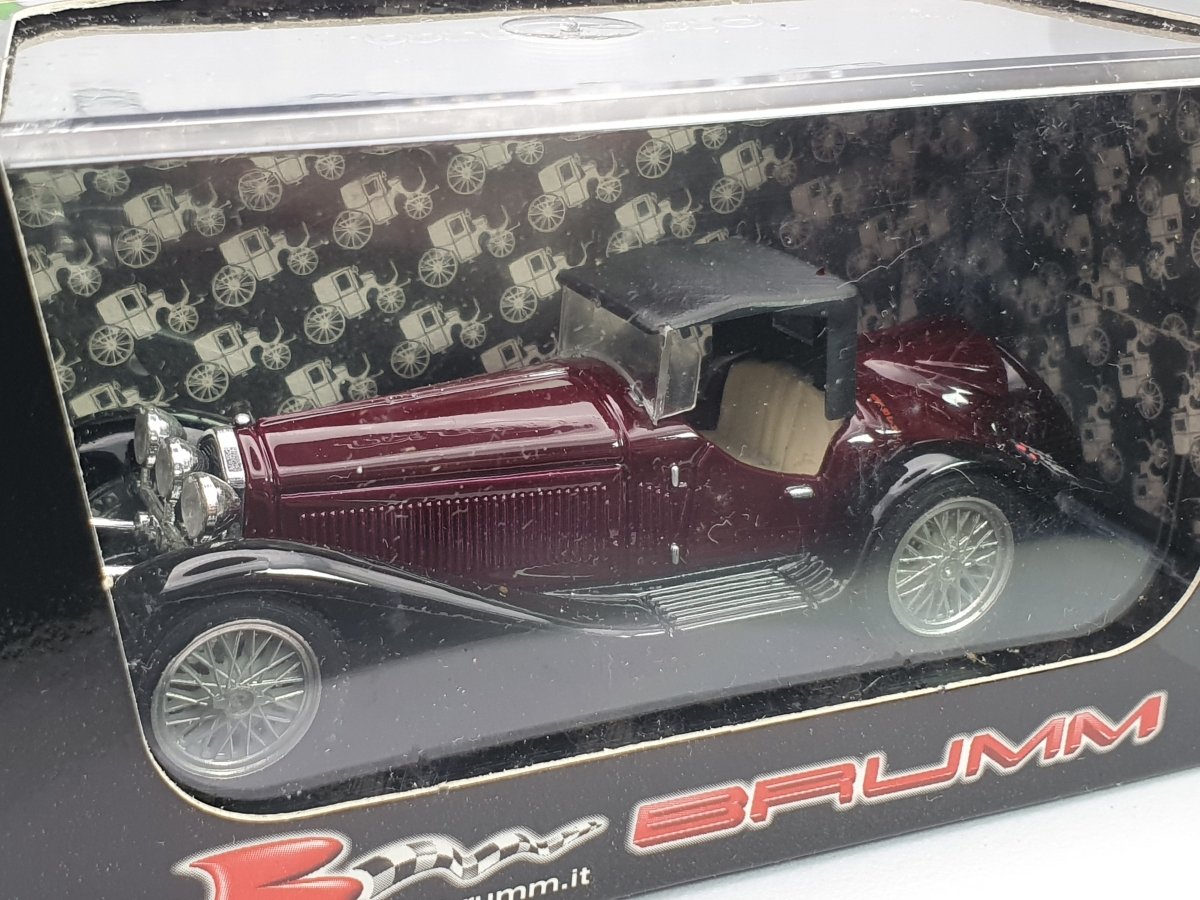 Alfa Romeo 6C 2300 Brumm 1/43 Amaranto 1931 - RikiToys - Brumm
