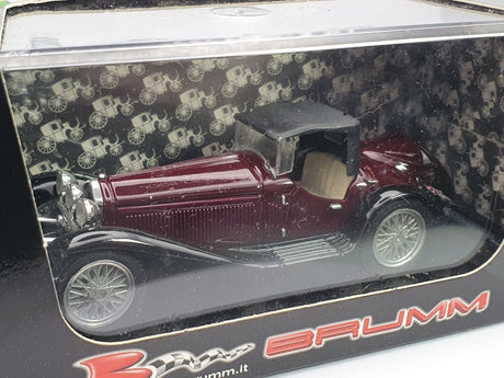 Alfa Romeo 6C 2300 Brumm 1/43 Amaranto 1931 - RikiToys - Brumm