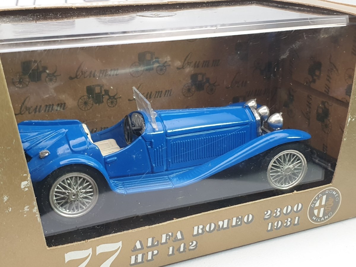 Alfa Romeo 6C 2300 Brumm 1/43 Bluette 1932 - RikiToys - Brumm