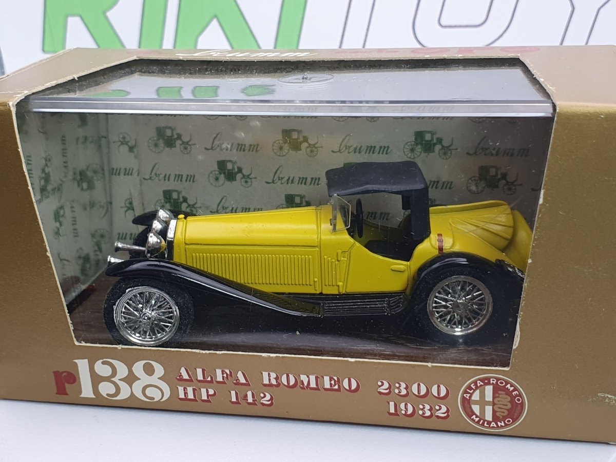 Alfa Romeo 6C 2300 Brumm 1/43 Giallo 1932 - RikiToys - Brumm