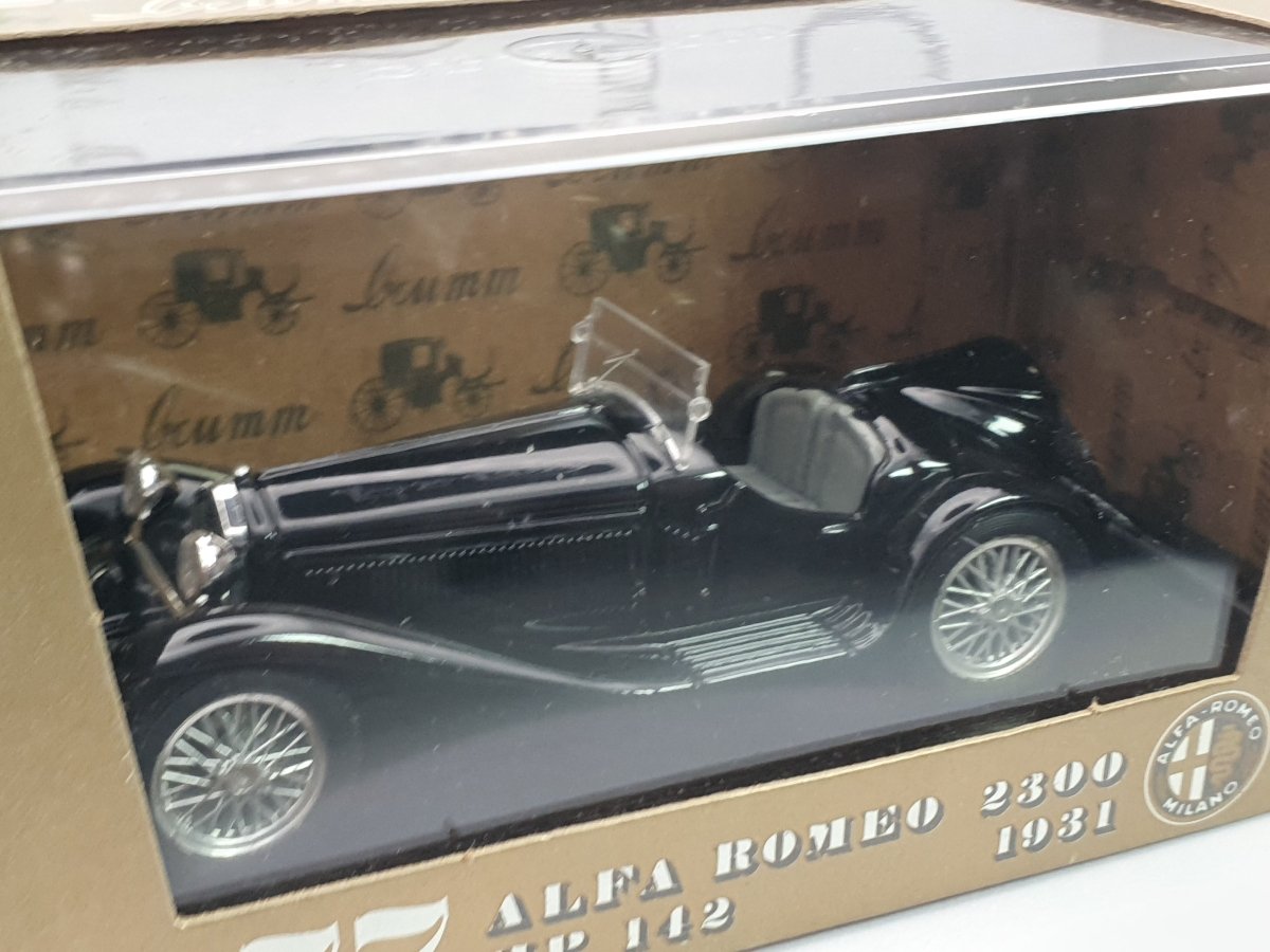 Alfa Romeo 6C 2300 Brumm 1/43 Nero 1932 - RikiToys - Brumm