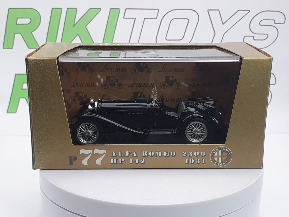 Alfa Romeo 6C 2300 Brumm 1/43 Nero 1932 - RikiToys - Brumm