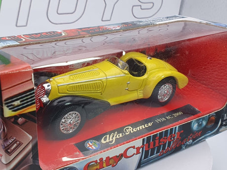 Alfa Romeo 8C 2900 New Ray 1/43 Giallo 1938 - RikiToys - New Ray