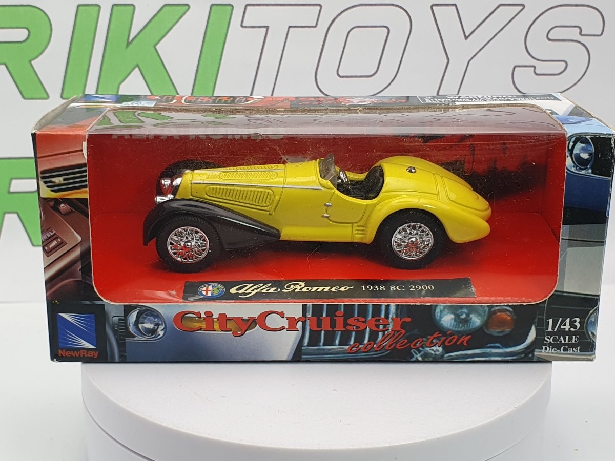 Alfa Romeo 8C 2900 New Ray 1/43 Giallo 1938 - RikiToys - New Ray
