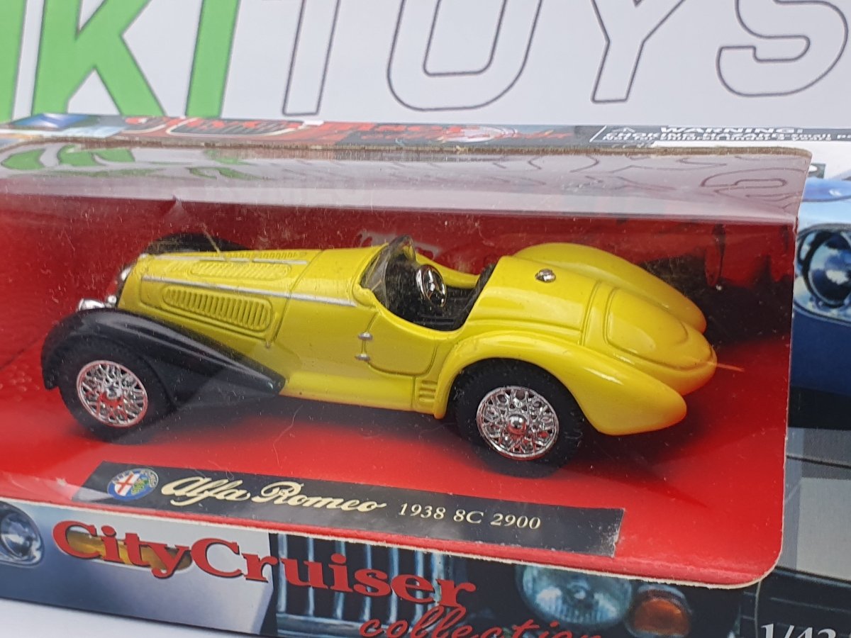 Alfa Romeo 8C 2900 New Ray 1/43 Giallo 1938 - RikiToys - New Ray