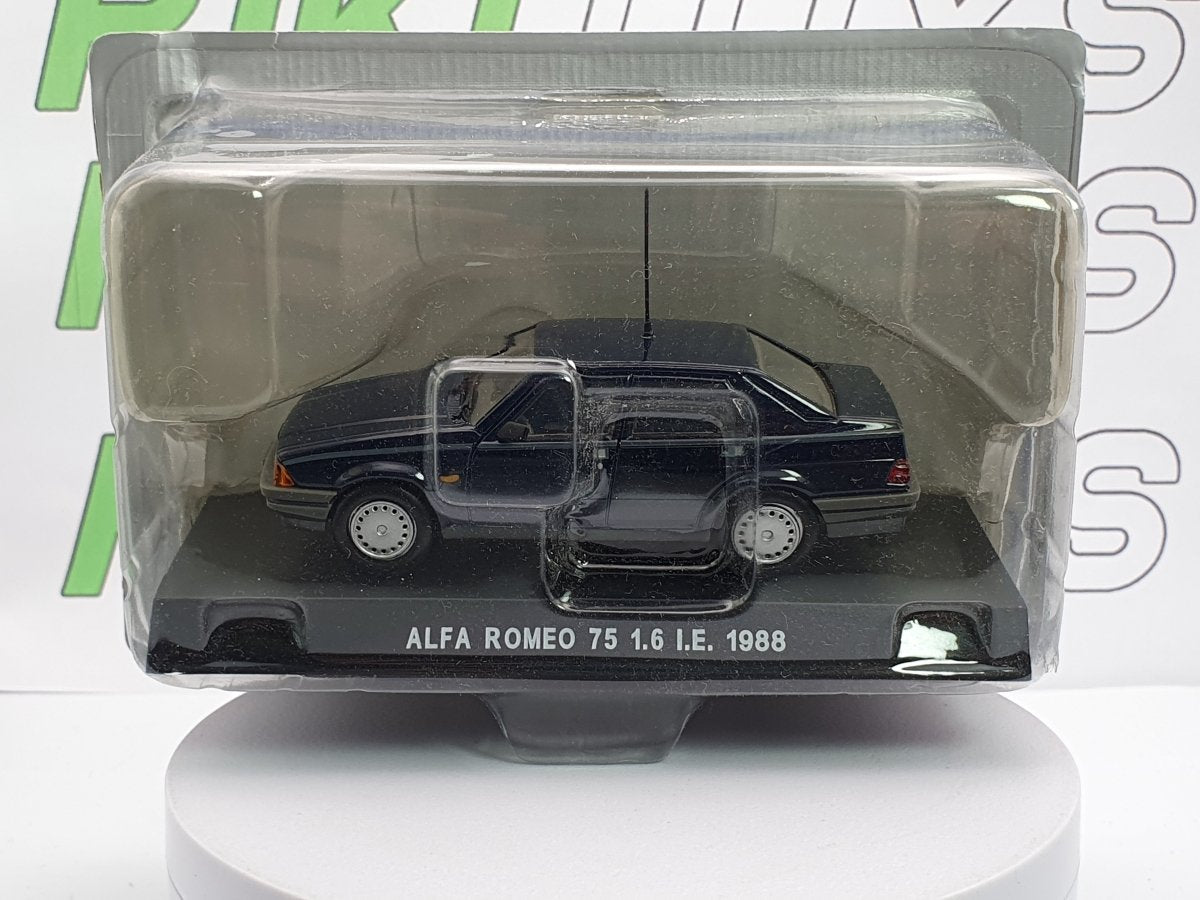 Alfa Romeo Alfa 75 1.6 ie Edicola 1/43 Blu - RikiToys - Edicola#