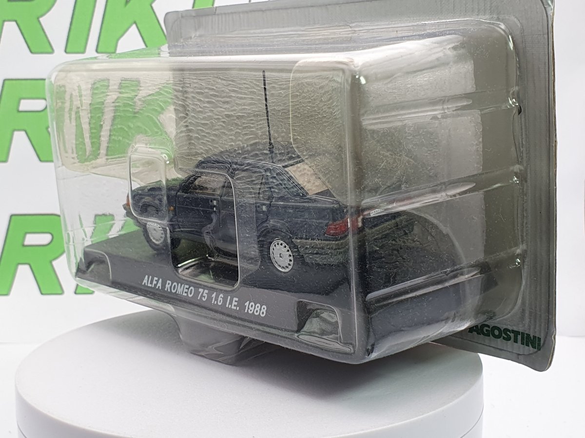 Alfa Romeo Alfa 75 1.6 ie Edicola 1/43 Blu - RikiToys - Edicola#