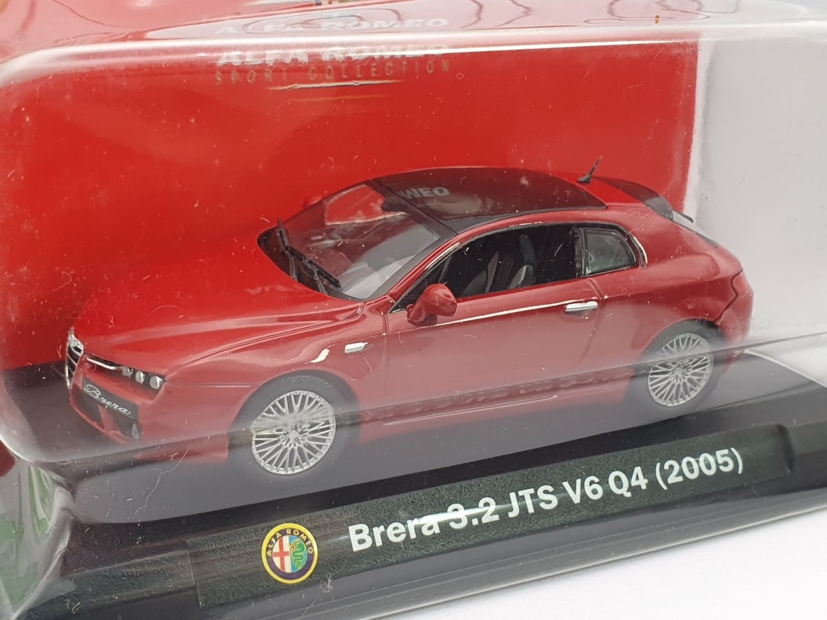 Alfa Romeo Brera 3.2 JTS Q4 MetroMo 1/43 Rosso 2005 - RikiToys - MetroMo