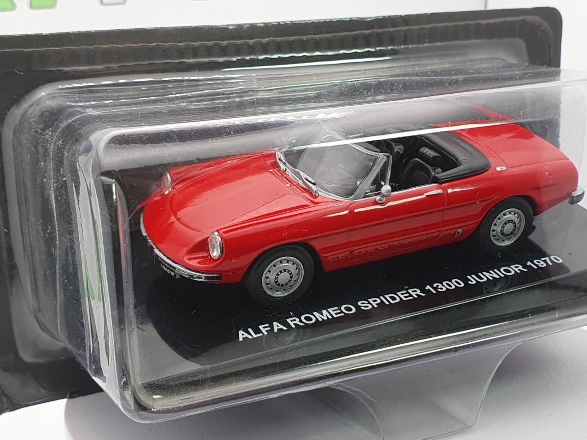 Alfa Romeo Duetto 1300 Junior Edicola 1/43 Rosso 1970 - RikiToys - Edicola