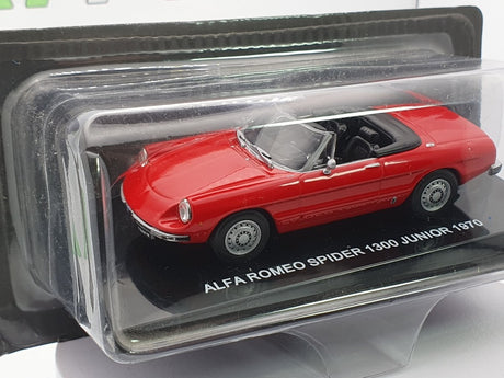 Alfa Romeo Duetto 1300 Junior Edicola 1/43 Rosso 1970 - RikiToys - Edicola
