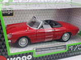 Alfa Romeo Duetto Osso di seppia Burago 1/32 Rosso 1966 - RikiToys - Burago