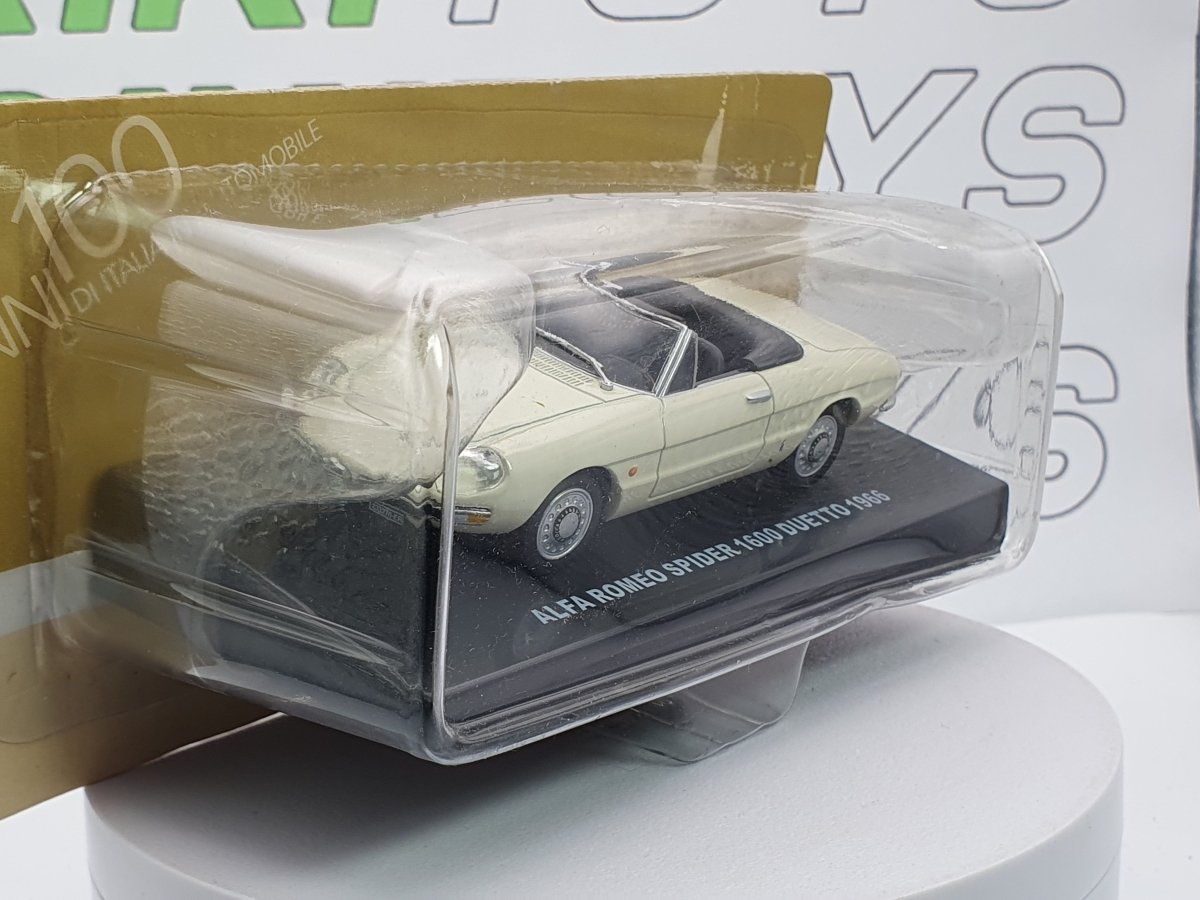 Alfa Romeo Duetto Osso Edicola 1/43 Bianco - RikiToys - Edicola#