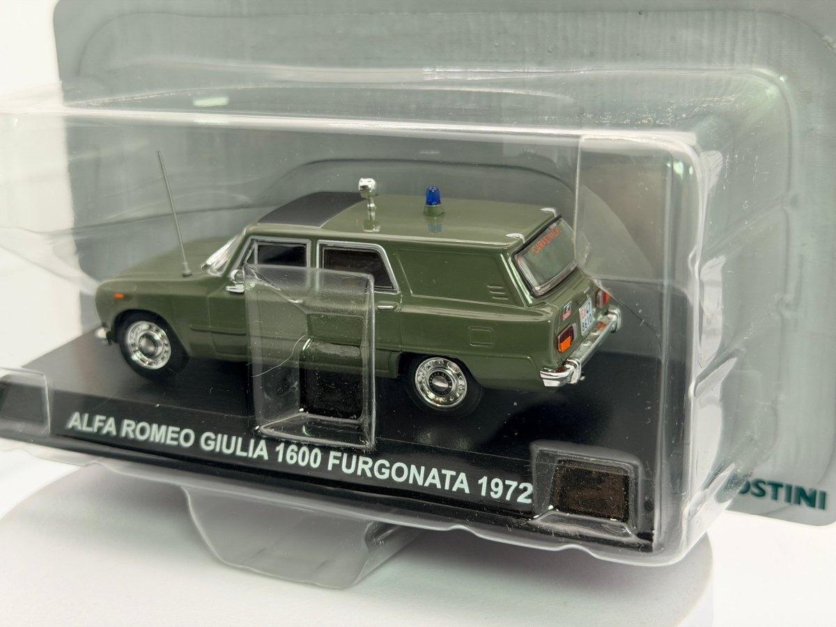 Alfa Romeo Giulia 1600 Furgonato Edicola 1/43 Verde 1972 - RikiToys - Edicola