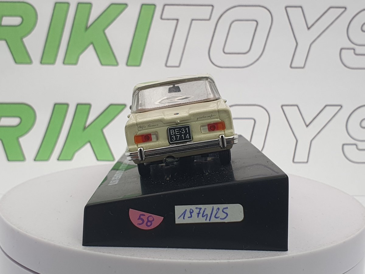 Alfa Romeo Giulia 1600 Super Edicola 1/43 Bianco 1970 - RikiToys - Edicola