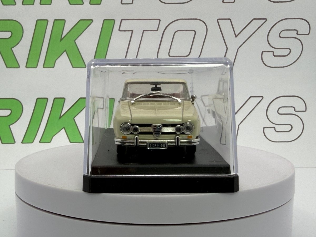 Alfa Romeo Giulia berlina 1.6 Super Edicola 1/43 Bianco scuro 1970 - RikiToys - Edicola