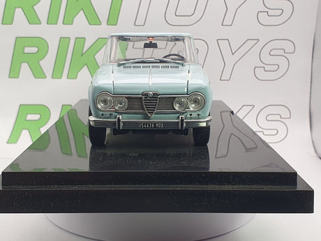 Alfa Romeo Giulia Berlina Leo Models 1/24 Azzurro 1966 - RikiToys - Leo Models