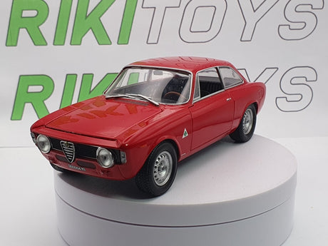 Alfa Romeo Giulia GTA 1600 Leo Models 1/24 Rosso 1965 - RikiToys - Leo Models