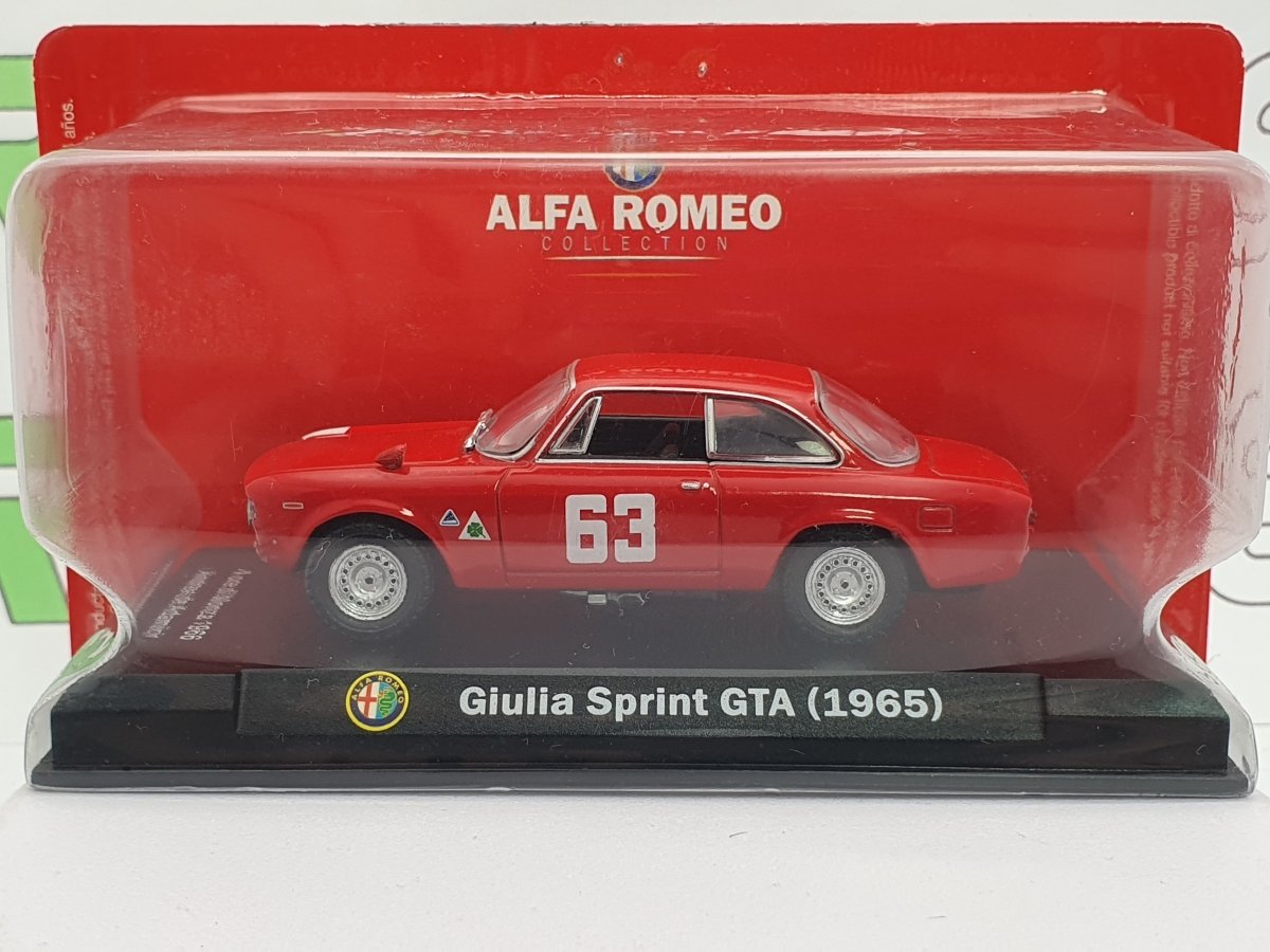 Alfa Romeo Giulia Sprint GTA MetroModels 1/43 Rosso 1965 - RikiToys - MetroModels