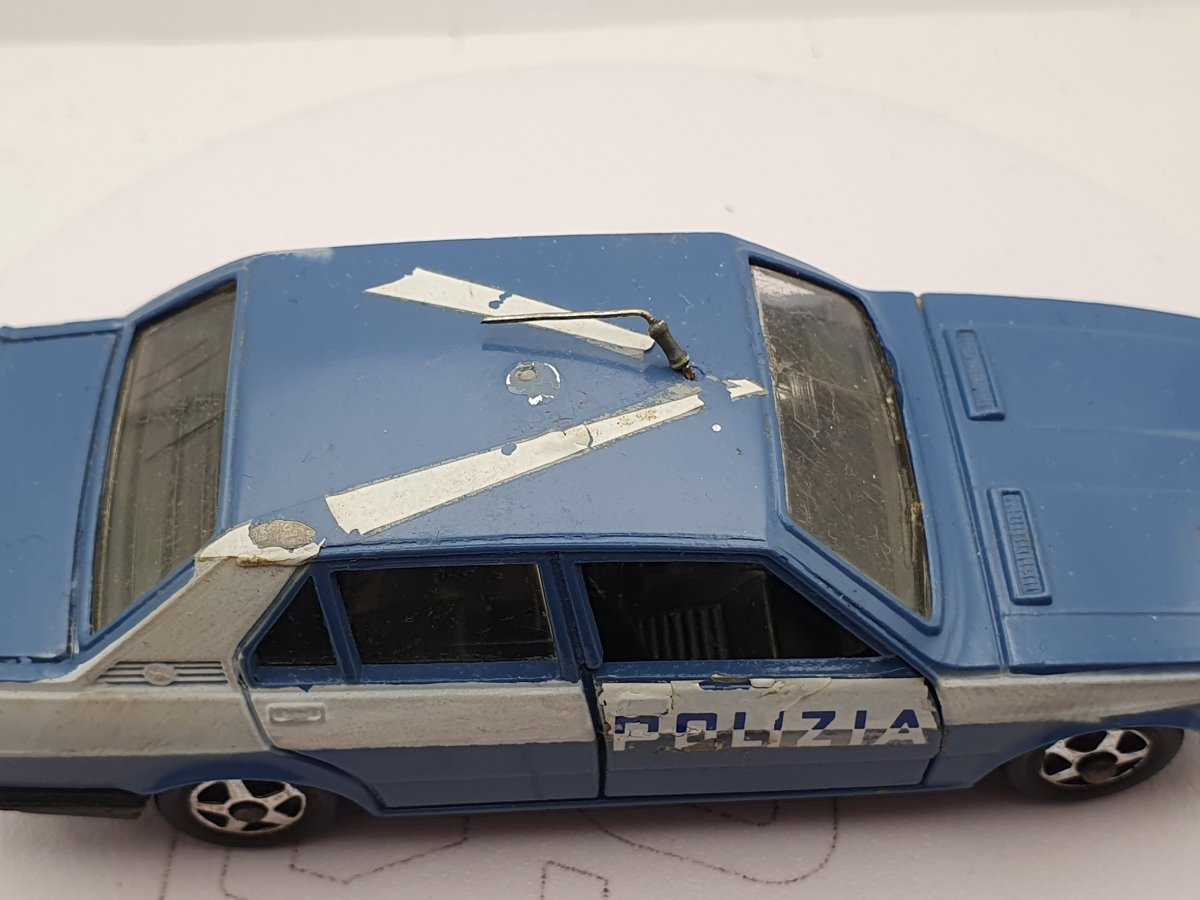 Alfa Romeo GIulietta 1977 Polizia Mebetoys 1/43 - RikiToys - Mebetoys#