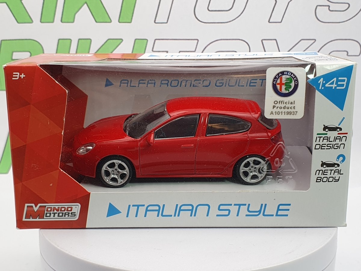 Alfa Romeo Giulietta Mondo Motors 1/43 Rosso 2010 - RikiToys - Mondo Motors