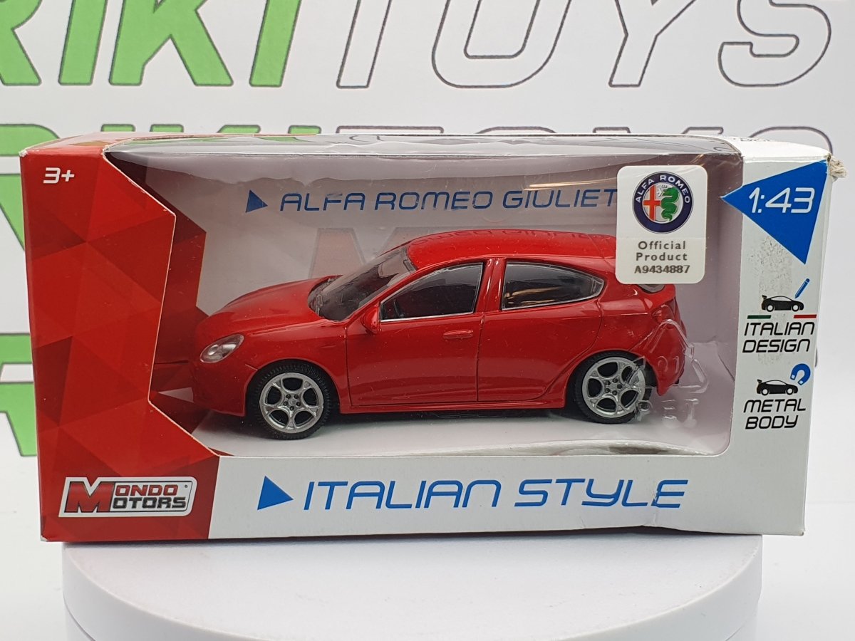 Alfa Romeo Giulietta MondoMotors 1/43 Rosso 2010 - RikiToys - MondoMotors