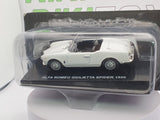 Alfa Romeo Giulietta Spider Edicola 1/43 Bianco 1959 - RikiToys - Edicola