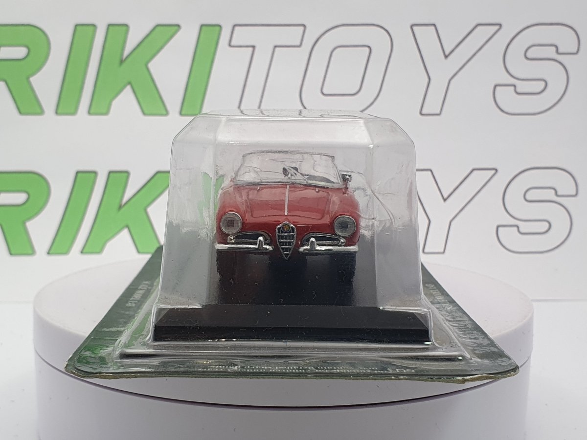 Alfa Romeo Giulietta Spider Edicola 1/43 Rosso 1957 - RikiToys - Edicola