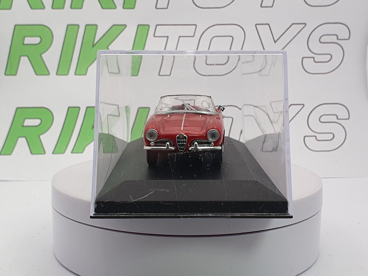 Alfa Romeo Giulietta Spider Edicola 1/43 Rosso 1957 - RikiToys - Edicola
