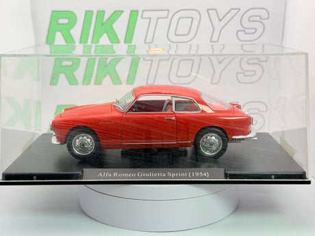 Alfa Romeo Giulietta Sprint Leo Models 1/24 Rosso 1954 - RikiToys - Leo Models