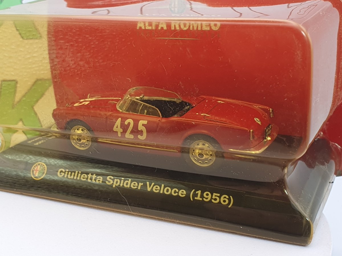 Alfa Romeo Giulietta Sprint Veloce MetroMo 1/43 Rosso 1956 - RikiToys - MetroMo
