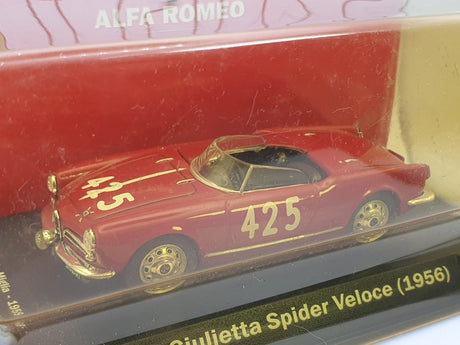 Alfa Romeo Giulietta Sprint Veloce MetroMo 1/43 Rosso 1956 - RikiToys - MetroMo