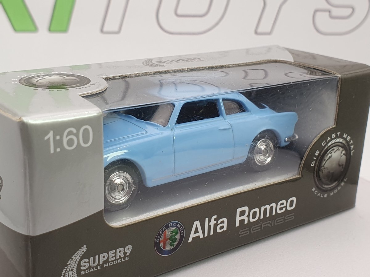Alfa Romeo Giulietta Sprint Welly 1/53 Azzurro 1958 - RikiToys - Welly