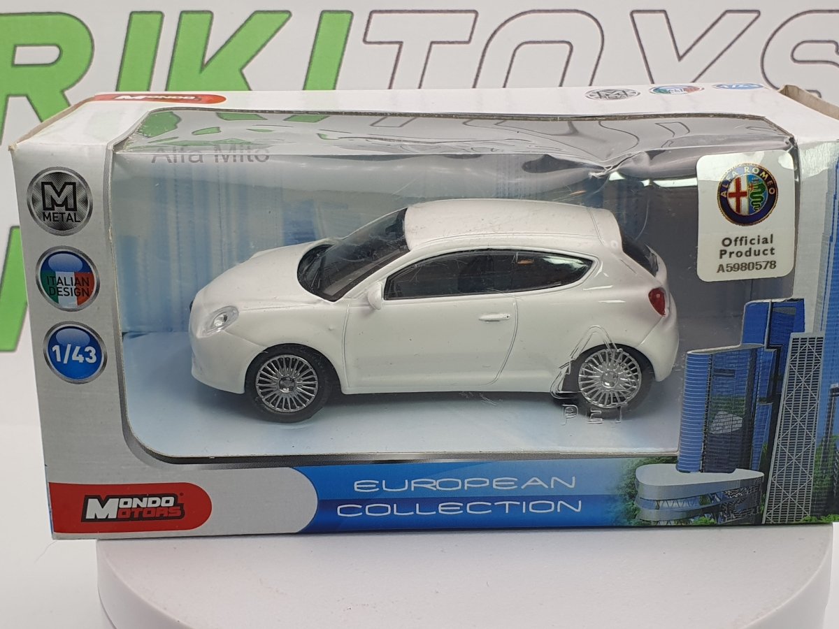 Alfa Romeo Mito Mondo Motors 1/43 Bianco 2007 - RikiToys - Mondo Motors