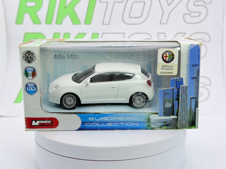 Alfa Romeo Mito Mondo Motors 1/43 Bianco 2009 - RikiToys - Mondo Motors