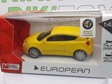 Alfa Romeo Mito MondoMotors 1/43 Giallo 2008 - RikiToys - MondoMotors