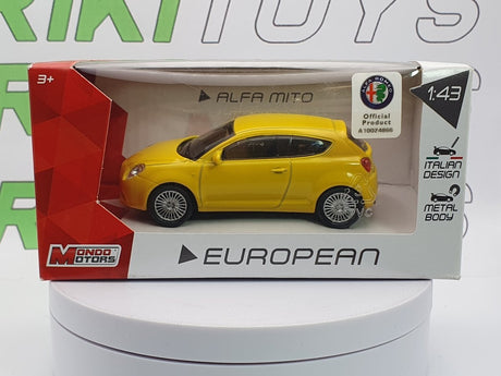 Alfa Romeo Mito MondoMotors 1/43 Giallo 2008 - RikiToys - MondoMotors
