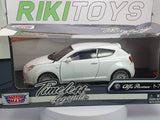 Alfa Romeo Mito Motor Max 1/24 Bianco - RikiToys - Motor Max#